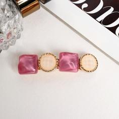 Заколка-автомат Queen Fair 6970684 сиреневая, 1 шт