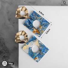 Серьги подвески из бижутерного сплава Queen Fair 4691744, пластик