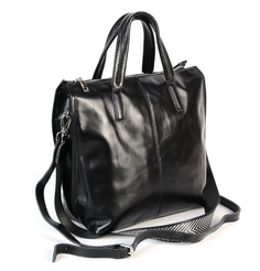 Женская кожаная сумка 20850 Блек (129121) Fuzi House
