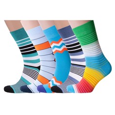 Комплект носков мужских MoscowSocksClub msk-5М разноцветных 25