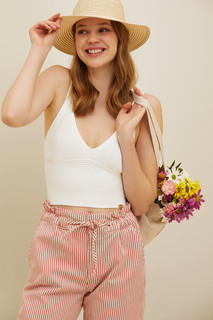 Топ женский U.S. POLO Assn. G082SZ0TK0SRONA белый S