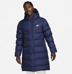 Куртка мужская Nike M Windrunner PrimaLoft Storm-FIT Hooded Parka Jacket синяя S