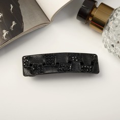 Заколка-автомат Queen Fair 9313878 черная, 1 шт