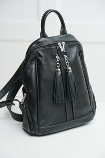 Рюкзак женский ExoBags TR52 черный/зерно, 30x25x12 см