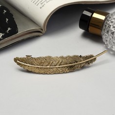 Заколка-автомат Queen Fair 1636483 золотистая, 1 шт