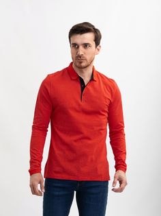 Лонгслив мужской RM Shopping 6765 красный 2XL