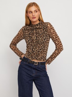 Водолазка женская Zolla 02411312L28189P0 коричневая S