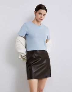 Футболка женская Gloria Jeans GKT024290 голубая XS (38-40)