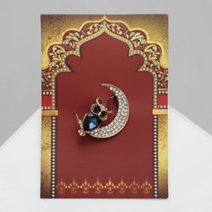 Брошь из бижутерного сплава Queen Fair 2291588, стразы