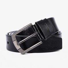 Ремень мужской 9953923 черный, 120 см No Brand
