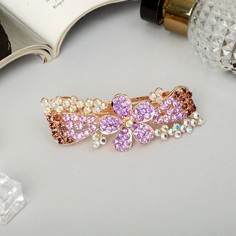 Заколка-автомат Queen Fair 7995288 золотистая, 1 шт