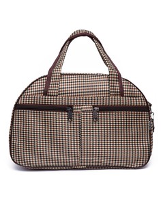 Дорожная сумка унисекс BAGS-ART LM 40-48 бежевая/коричневая, 30x41x20 см