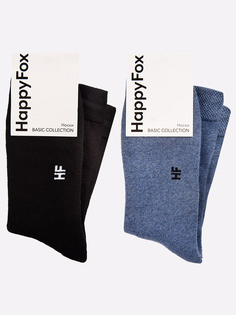Комплект носков мужских HappyFox HFET7003NB разноцветных 27-29, 2 пары