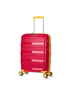 Чемодан унисекс LCase MONACO красный, 56,5х40х21,5 см