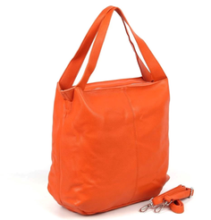 Женская сумка шоппер из эко кожи 2383 Оранж Fuzi House