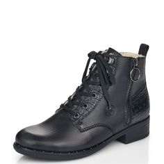 Ботинки женские Rieker 77814/01 черные 38 RU