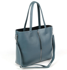 Женская сумка шоппер из эко кожи 5325-836 Блу Fuzi House