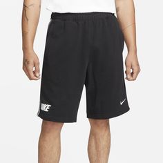 Спортивные шорты мужские Nike Nsw Repeat Ft Short, DR9973-010, размер L