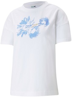 Футболка женская Puma Evide Graphic Tee белая S