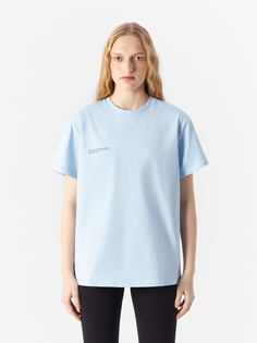 Футболка женская PANGAIA Graphic Half Earth Short Sleeve T-Shirt голубая XS