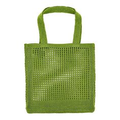 Пляжная сумка женская LADY PINK зеленая