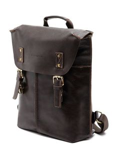 Рюкзак унисекс Igermann 20С996 коричневый, 37х36х10 см