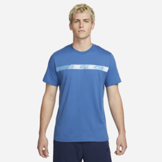 Футболка мужская Nike DM4675-407 голубая S