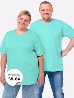 Футболка унисекс HappyFox HF9121 голубая 58 RU