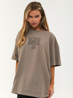 Футболка женская Little Secret 022001 коричневая ONE SIZE