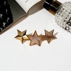 Заколка-автомат Queen Fair 5503071 золотистая, 1 шт