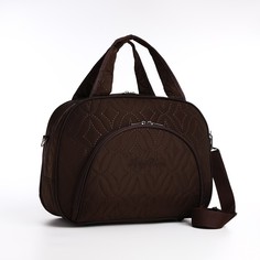 Дорожная сумка унисекс Lucky Mark 10095702 коричневая, 42x16x31 см