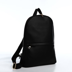 Рюкзак женский Sima-land backpack черный, 36х10х31 см