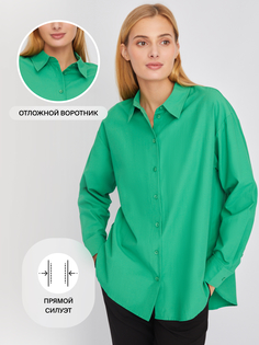 Рубашка женская Zolla 02411117Y5537000 зеленая L
