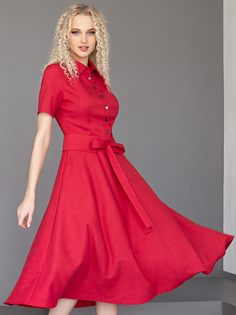 Платье женское Olivegrey Pl000742L(avrora) красное 46 RU