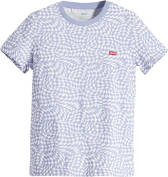 Футболка женская Levis Women The Perfect Tee синяя XL Levis®