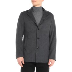 Пальто мужское Maison David ML650 серое 2XL