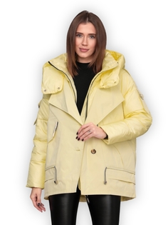 Куртка женская RM Shopping 3521H желтая 50-52 RU