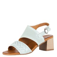 Босоножки женские Sandm 118-270-S-31-SUYESIL-TBN21201 зеленые 35 RU