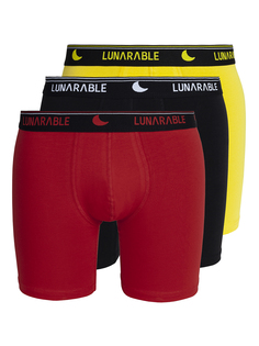Комплект трусов мужских Lunarable ebox180_ желтых; черных; красных XL