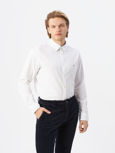 Рубашка мужская Tommy Hilfiger MW0MW27110YBR белая, размер XXL