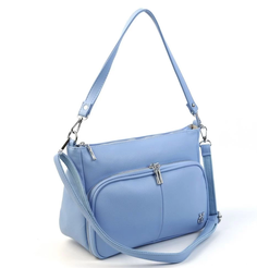 Женская сумка через плечо из эко кожи 7212 Блу (130411) Fuzi House