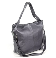 Женская сумка шоппер из эко кожи 2330 Грей Fuzi House