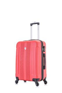 Чемодан унисекс LCase красный, 62х42.5х25 см