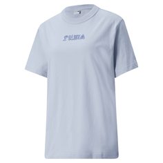 Футболка мужская PUMA Downtown Relaxed Graphic Tee голубая XS