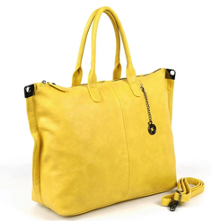 Женская сумка шоппер из эко кожи А-3841 Елоу (132548) Fuzi House