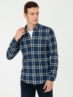 Рубашка мужская Cacharel G051SZ0040LUXEY синяя M