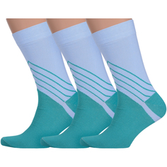 Комплект носков мужских Нева-Сокс 3-МН-НС разноцветных 25