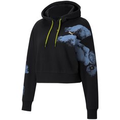 Худи женское PUMA Evide Graphic Hoodie черное XS