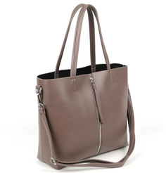 Женская сумка шоппер из эко кожи 5325-836 Хаки Fuzi House