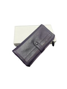 Кошелек женский Leather Wallet 3230 фиолетовый